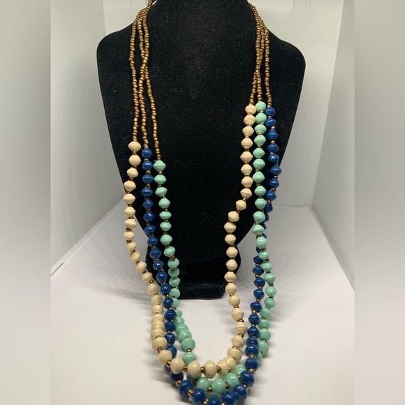 Teng Yue Boho Multi-color Knotted Necklace - Picture 1 of 8